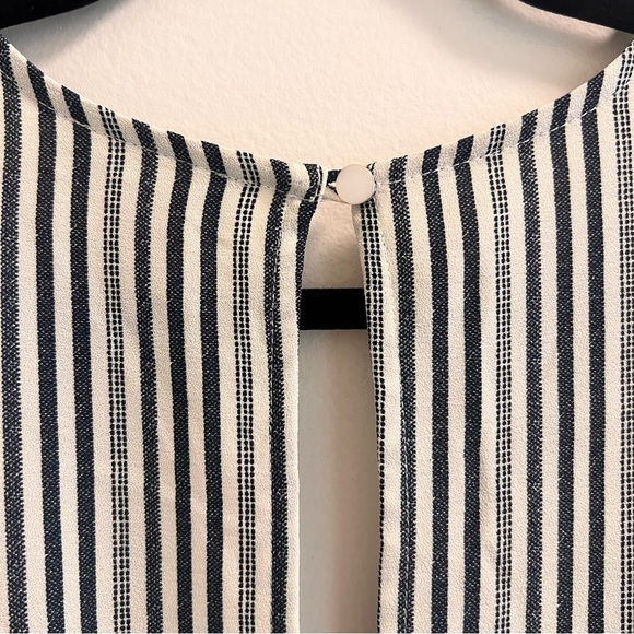 Monteau, SZ M, Striped Wide Jumpsuit, No Belt - Picture 6 of 7